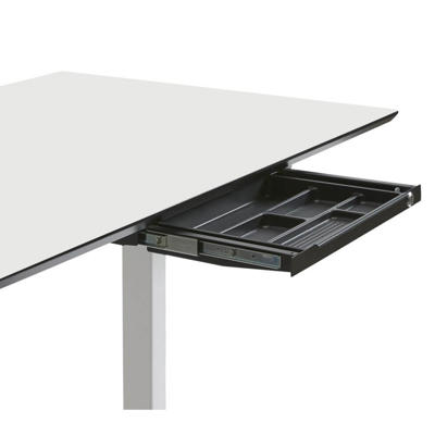 Udtræksskuffe Slim Tray 460x260mm m/lås, sort