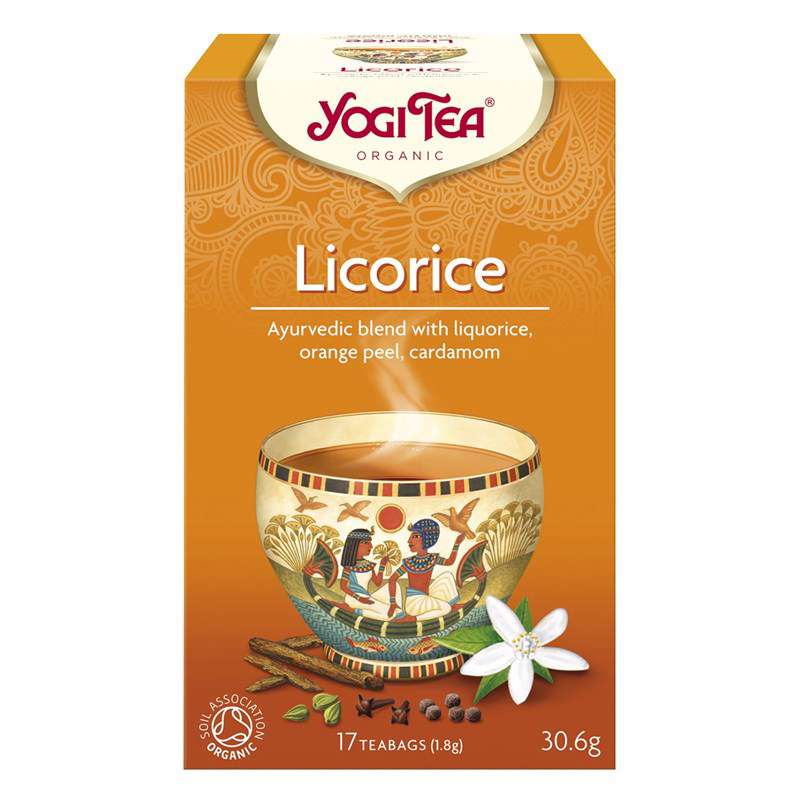 Te Yogi Licorice 17breve/æsk