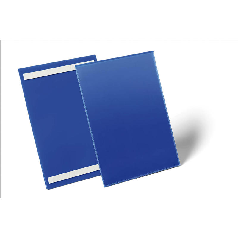 Lagerlomme selvklæbende A4 høj mørkeblå pk./50