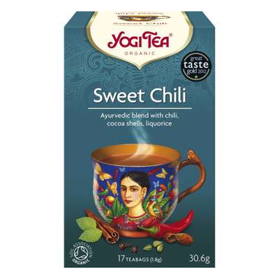Te Yogi Sweet Chili 17breve/æsk