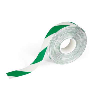 Tape advarsels Duraline Strong 50mmx30m 0,7mm grøn/hvid