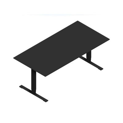 Hæve-sænkebord Dencon X1798 1800x900 sort stel sort nano pl