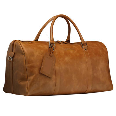 Weekender Bag Kastrup, læder tan/brun (2nd Gen)
