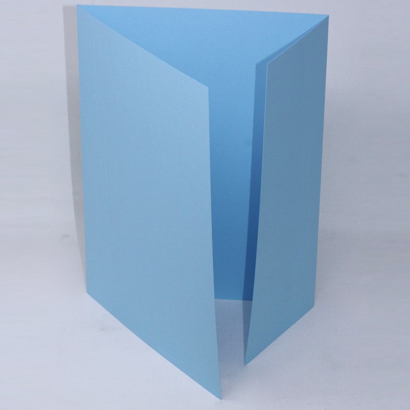 Mappe DKF nr. 103/8 folio 2x8 riller 800943 34cm, blå