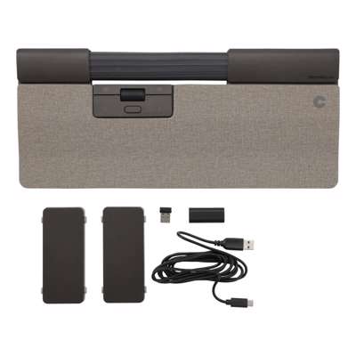 SliderMouse Pro Contour, Wireless Regular wrist Light grey