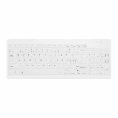 Tastatur Active AK-C7012 Hygiejnisk hvid Nordisk