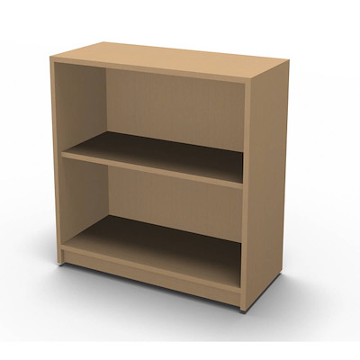 Reol Fumac Jive 2-rum m/sokkel bøg