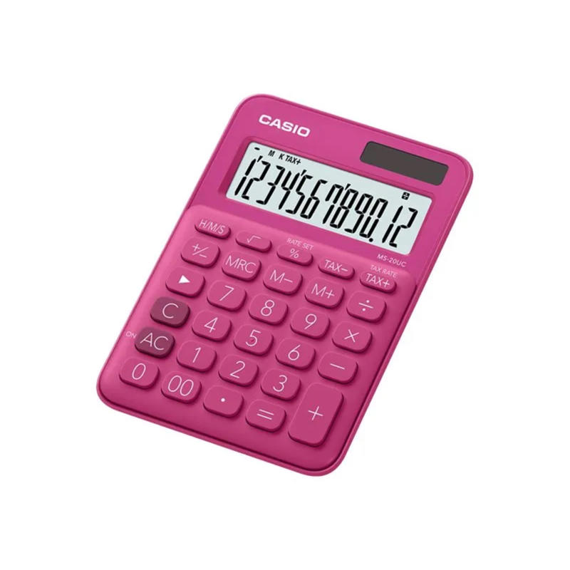 Lommeregner Casio MS-20UC lyserød