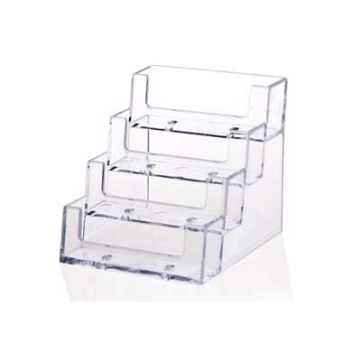 Visitkortholder m/ 4 rum trappemodel