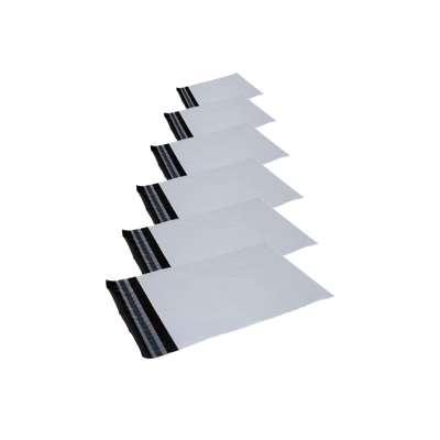 Forsendelsesposer PE hvid 100stk/pak