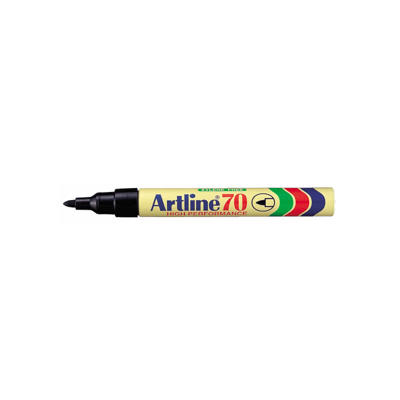 Marker Artline 70 permanent sort 1,5mm