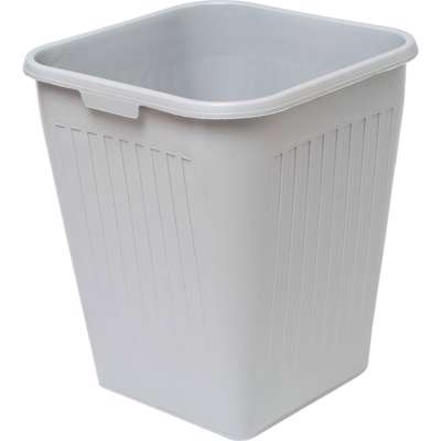 Papirkurv Orth 25 L firkantet plast grå