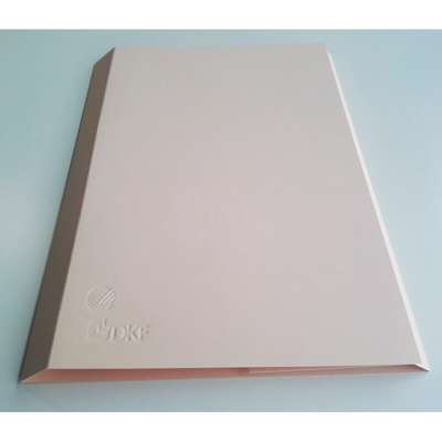 Mappe DKF nr. 103 A4 m/1 klap 801031, natur