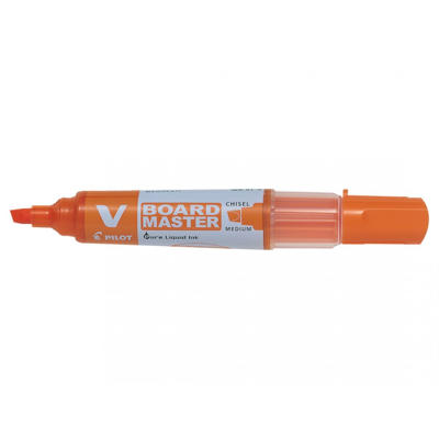 Whiteboard marker Pilot V-Board orange skrå medium tip