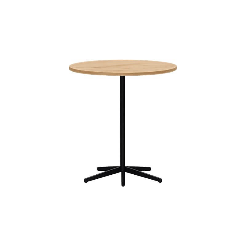 Søjlebord FourResting Ø80/103 cm, Eg m. sort stel