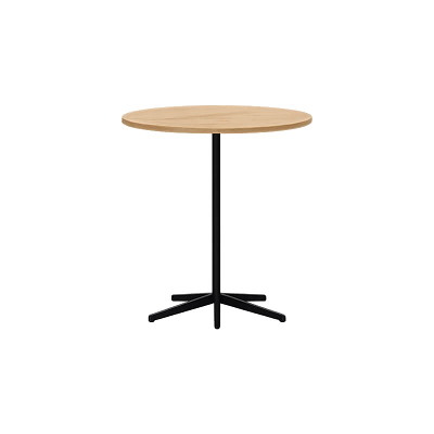 Søjlebord FourResting Ø80/103 cm, Eg m. sort stel
