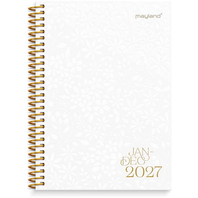 A6 ugekalender Mayland tværformat karton 2027