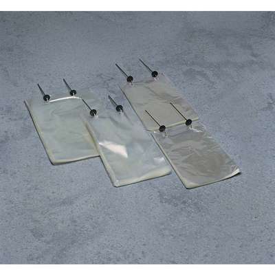 Plastikposer PP på bøjle 220x420/40+40x0,03mm2000stk/pk