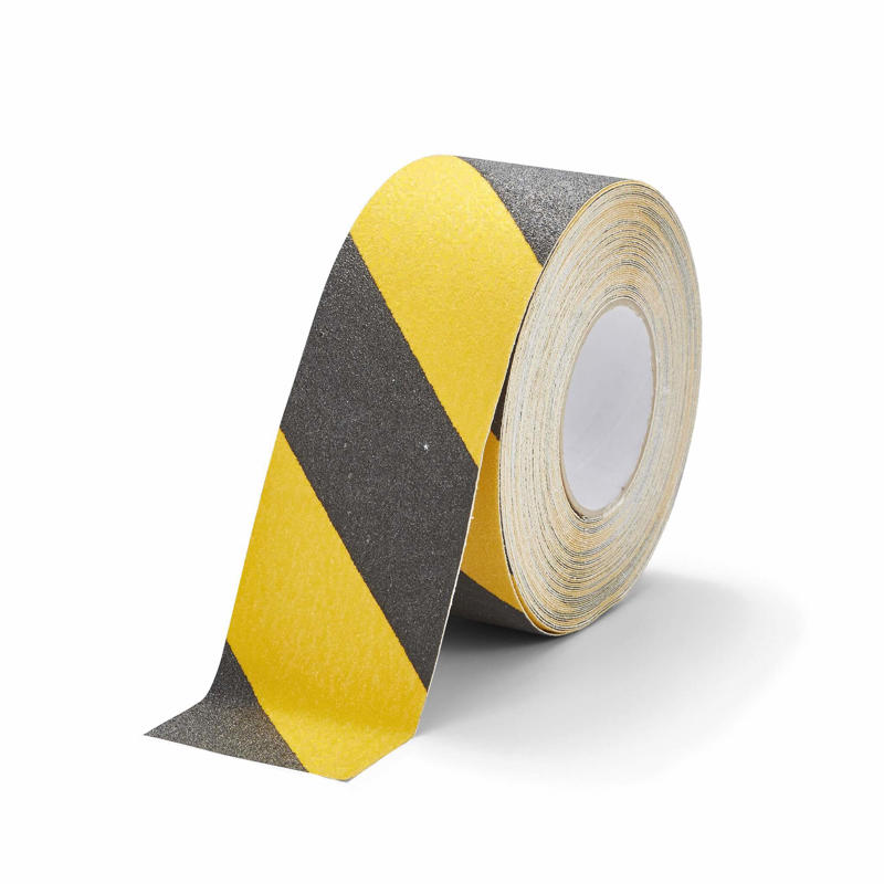 Tape Duraline Grip Color skridsikker 75mmx15m sort/gul