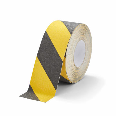 Tape Duraline Grip Color skridsikker 75mmx15m sort/gul