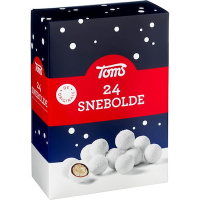 Chokolade Toms Snebolde 24 stk.