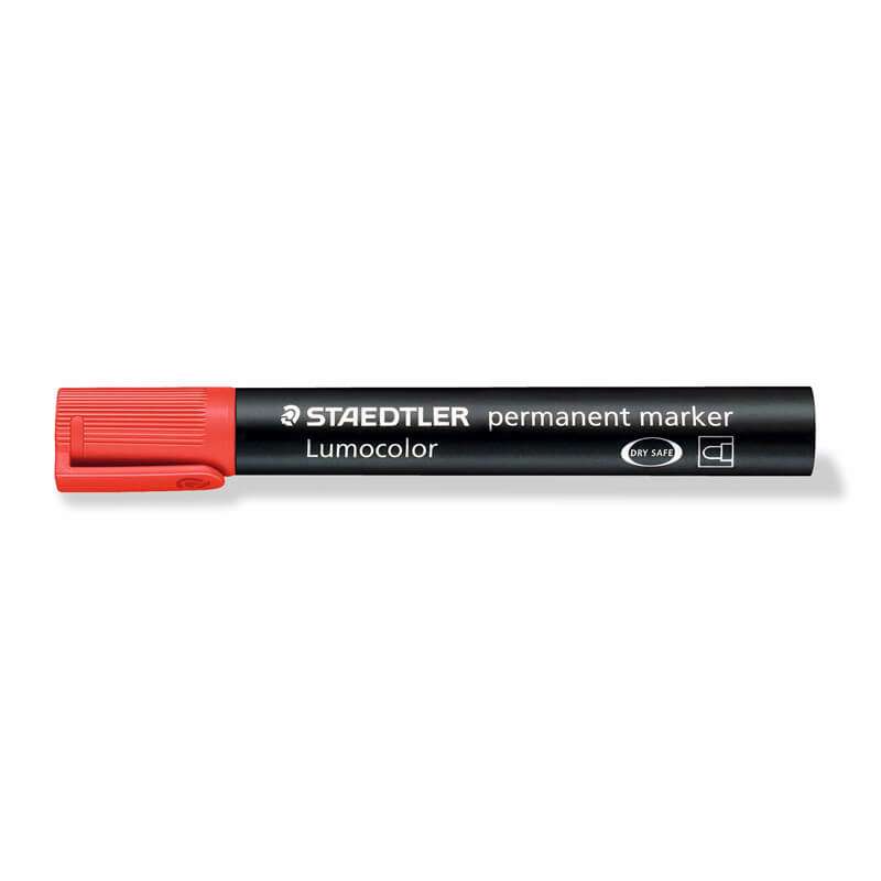 Marker STAEDTLER Lumocolor 352-2 perm. rød 2mm rund
