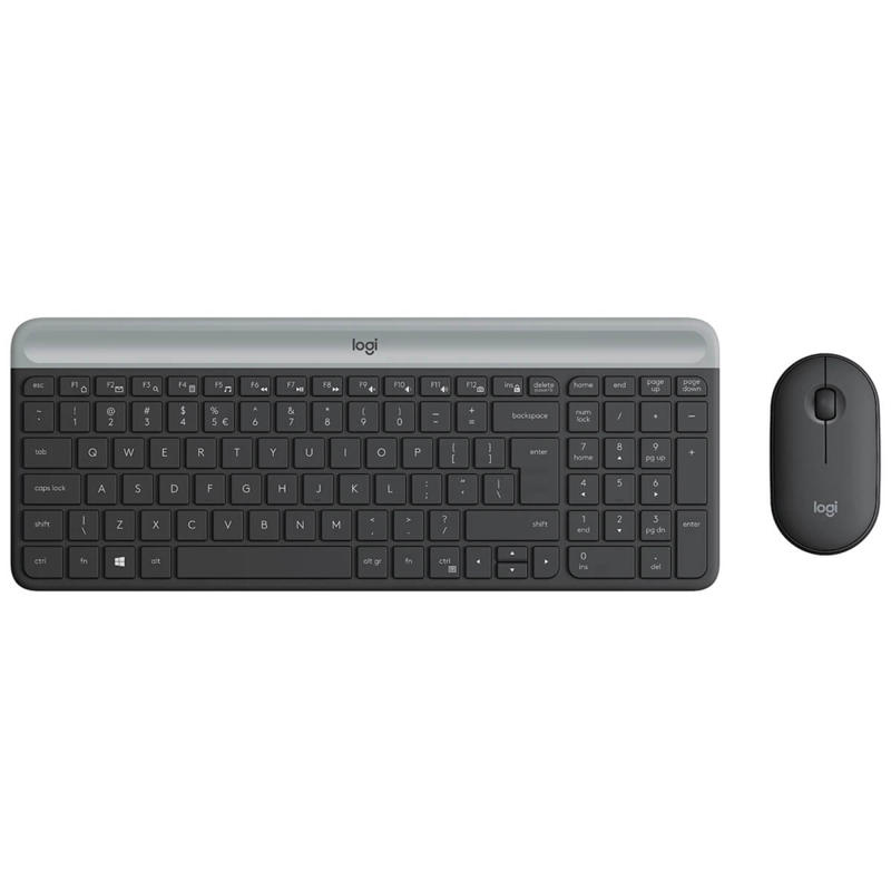 Tastatur + mus Logitech MK470 slim Wireless graphite