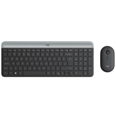 Tastatur + mus Logitech MK470 slim Wireless graphite