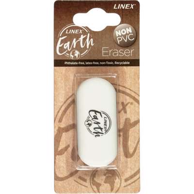 Viskelæder Linex Earth 61x28x12mm Non-PVC 1stk blister