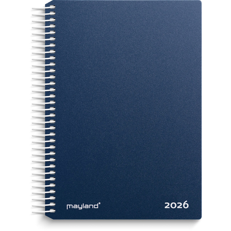 Dagkalender blå PP-plast 2026