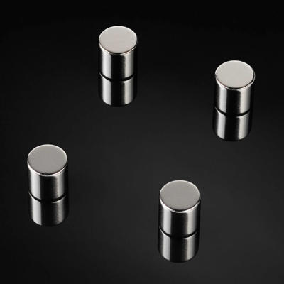Magneter Naga cylinder stål Ø10x10mm 4stk/pak