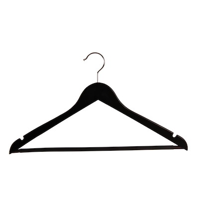 Bøjle træ 45cm m/stang sort /50stk