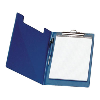 Clipboard A4 Bantex 4210 m/forside blå