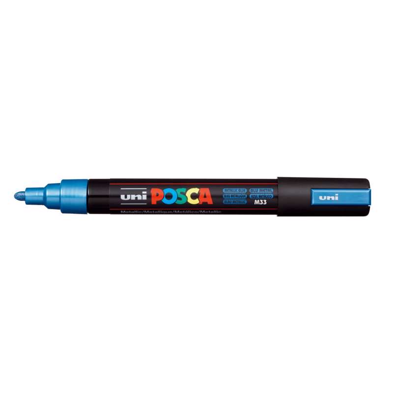 Marker Uni Posca PC-5M,  metallic blue