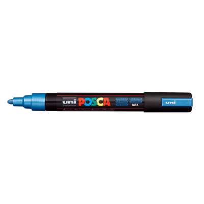 Marker Uni Posca PC-5M,  metallic blue