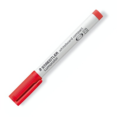 Whiteboard marker Lumocolor Compact 341 1-2mm rød