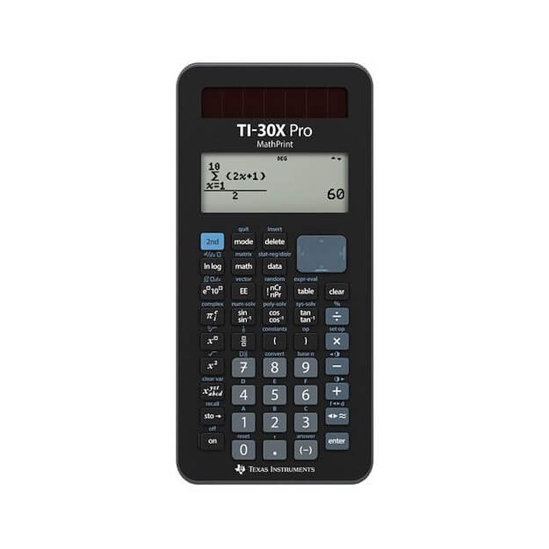 Lommeregner Texas TI-30X Pro Mathprint matematikregner