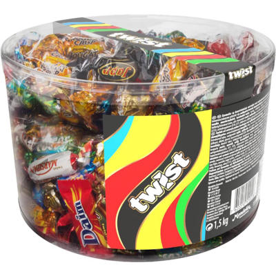 Chokolade Twist ass. 1,5kg 