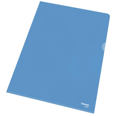 Plastomslag A4 Esselte 0,115mm blå 100stk/pk