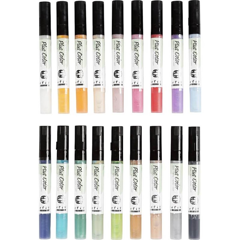 Tusch Creas Plus Color 1-2mm ass. /18