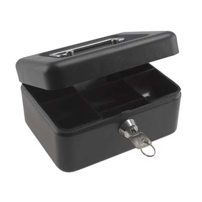 Pengekasse b.n.t. sort 80x115x152mm