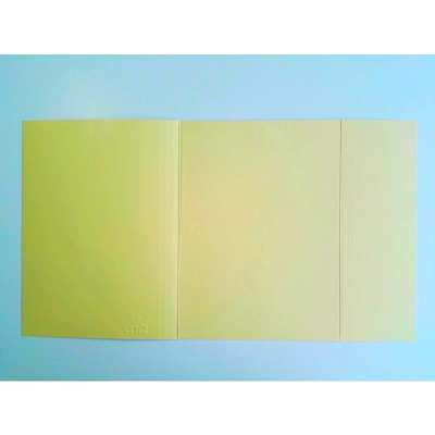 Mappe DKF nr. 103 A4 m/1 klap 801037, gul