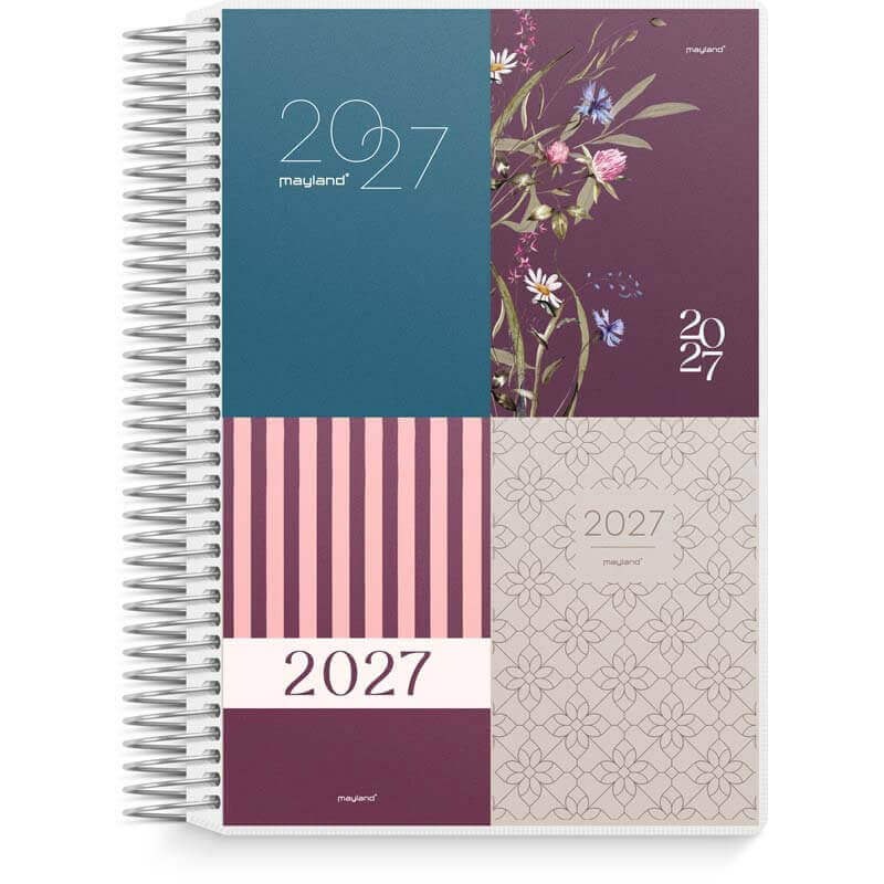 Dagkalender 2027 Mayland m/4 illu. PP-plast