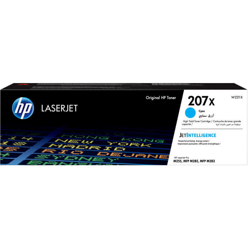 Laserpatron HP 207X W2211X t/M252/282, cyan