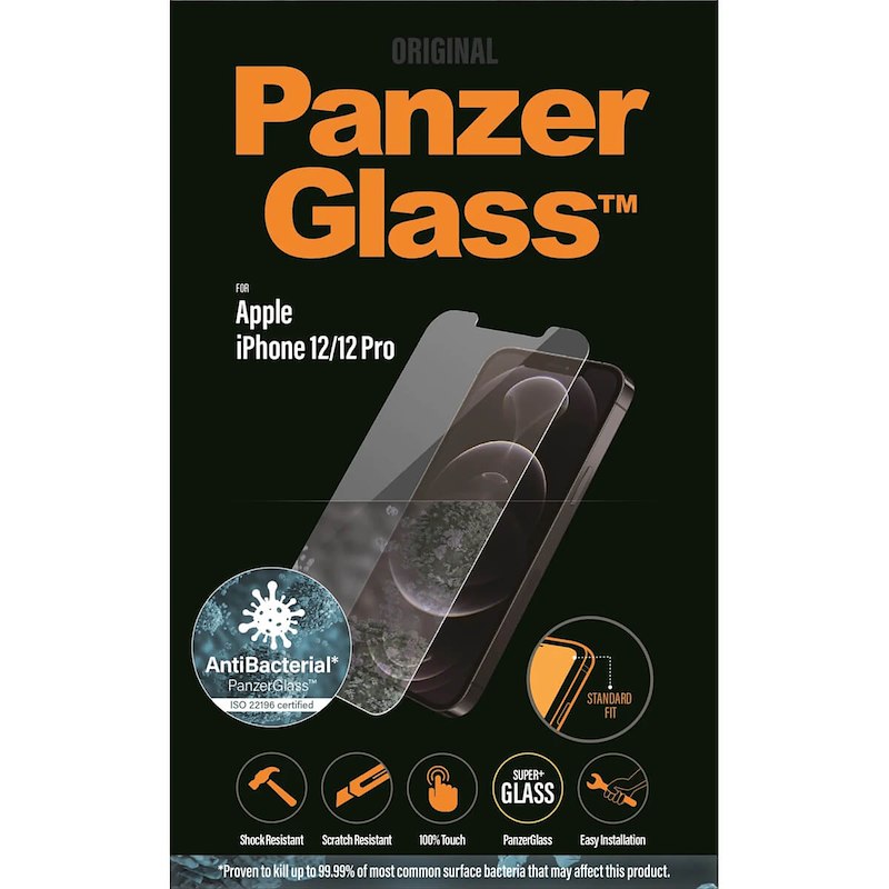 Skærmbeskyttelse PANZER GLASS® til Iphone 12/12 PRO (AB)