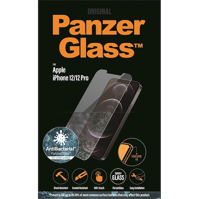 Skærmbeskyttelse PANZER GLASS® til Iphone 12/12 PRO (AB)