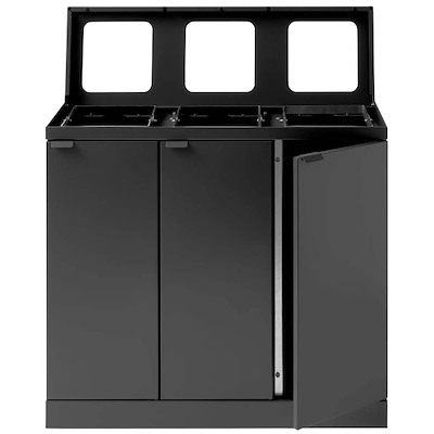 Affaldssystem affaldssortering spande Bica 870 3X45l antr.