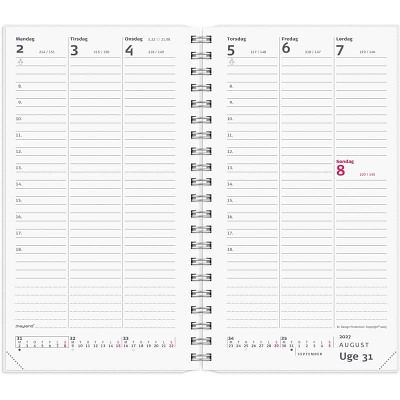 Week Planner 2027 Mayland højformat m/4 illu.