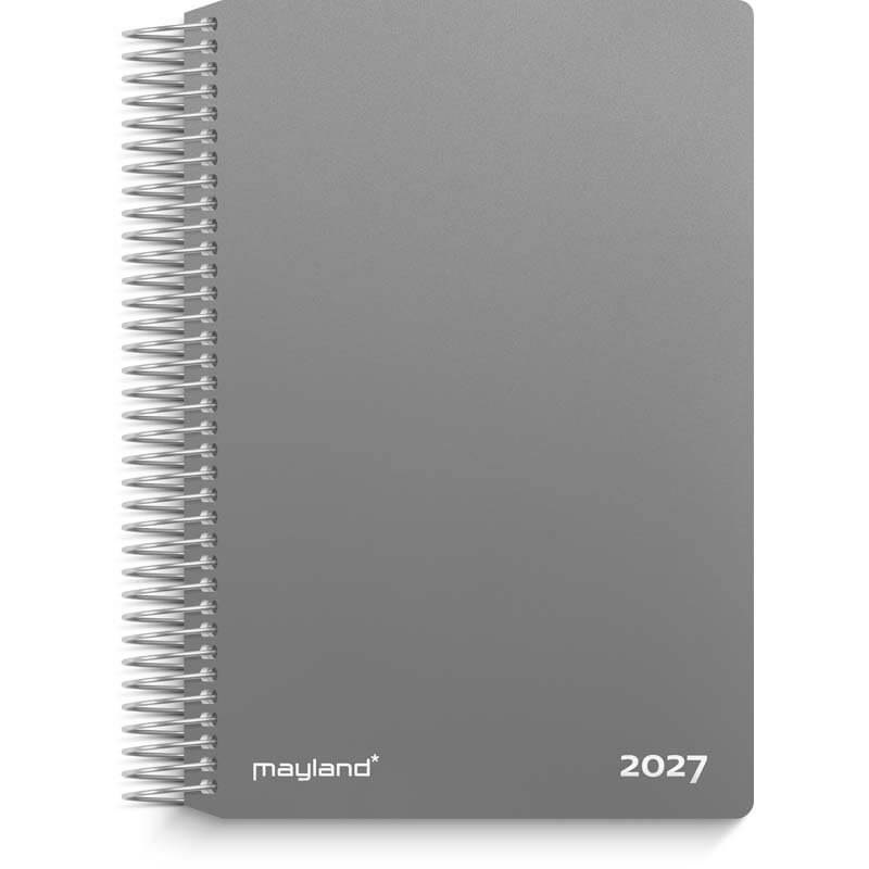 Dagkalender 2027 Mayland mørkegrå PP-plast