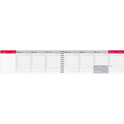 Uge-bordkalender 2027 Mayland